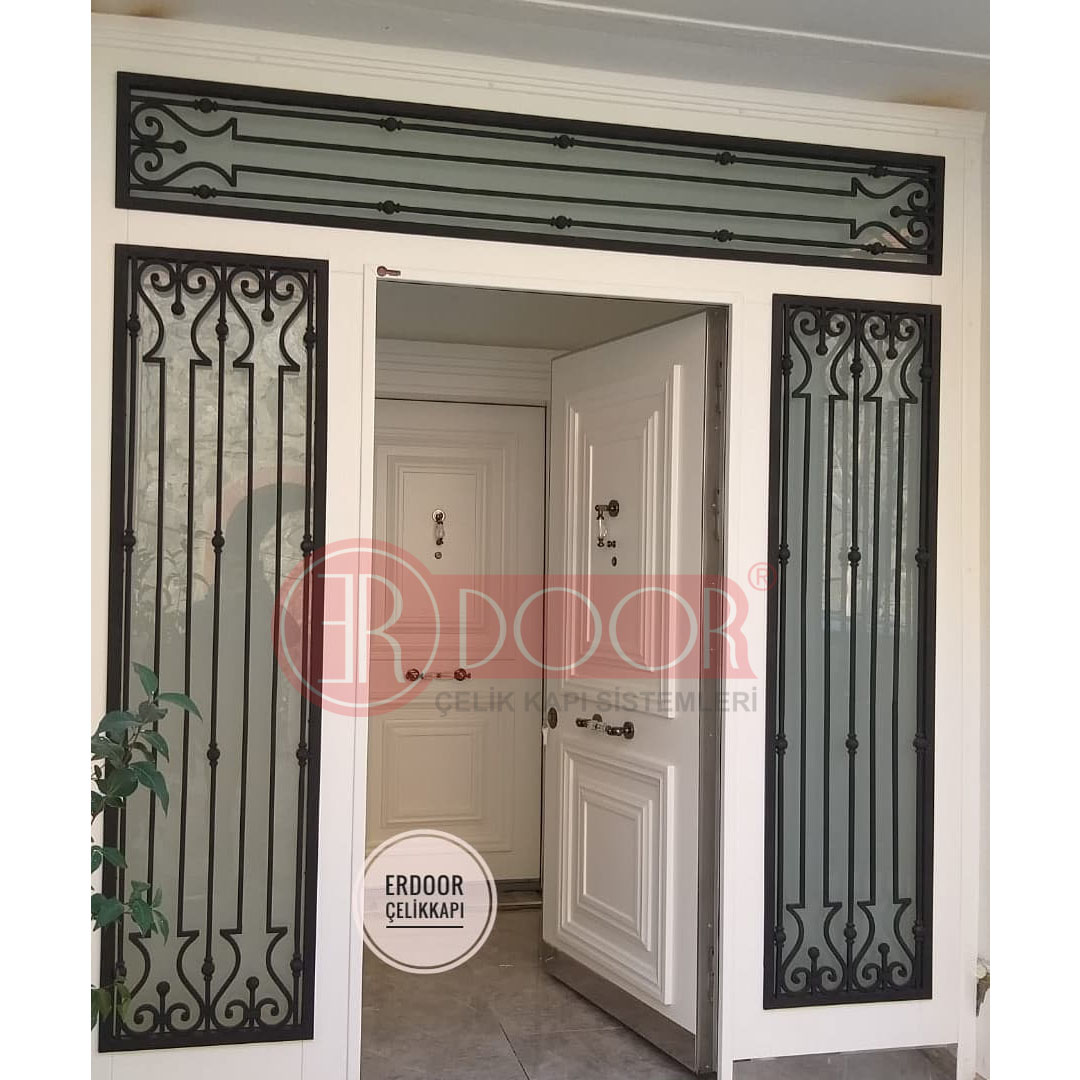 Ferforje Villa Giriş Çelik Kapısı ER0212