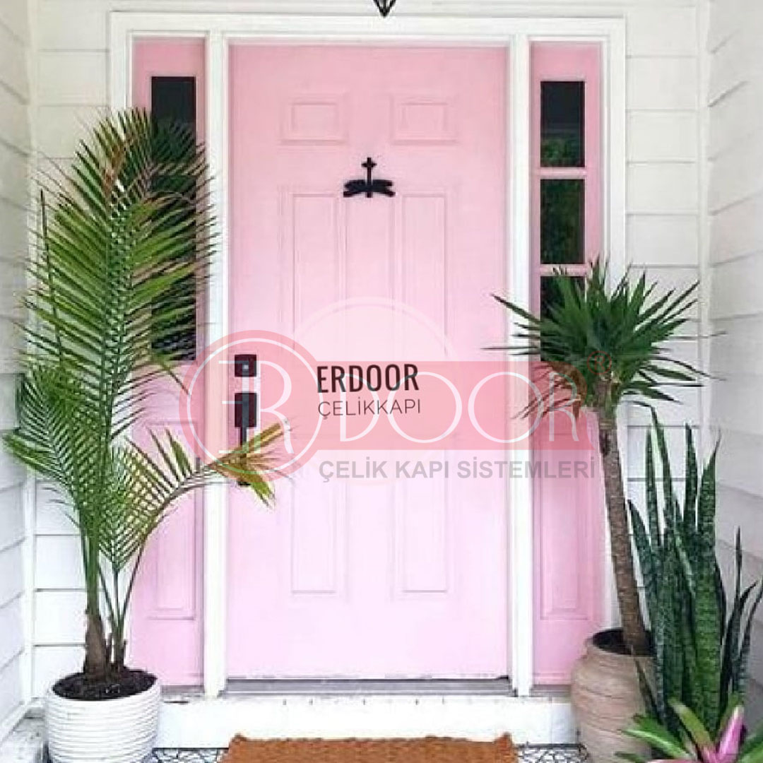 Pembe Sindy Villa Giriş Kapısı ER0224