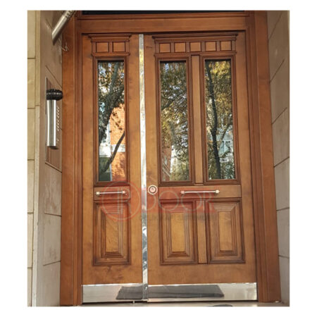 Suya Dayanıklı Klasik Huş Ağacı Apartman Giriş Kapısı ER0058