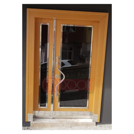 Meşe Giydirme Bina Giriş Kapısı ER0072