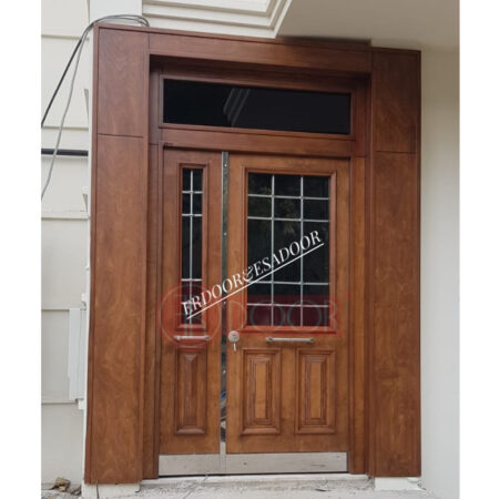 Suya Dayanıklı Ahşap Görünümlü Bina Giriş Kapısı ER0079