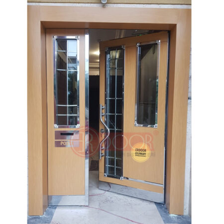 Posta Kutulu Altın Meşe Bina Giriş Kapısı ER0081