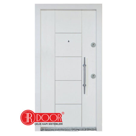 Modern Sade ve Şık Çelik Kapı Özel Yapım ve Ölçü – ER9104
